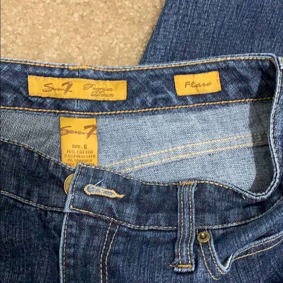 2/$10 Seven7 premium denims, boot cut & flare - Picture 5 of 5